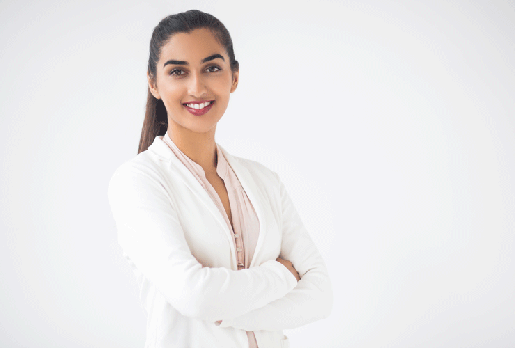 closeup-happy-pretty-indian-business-woman
